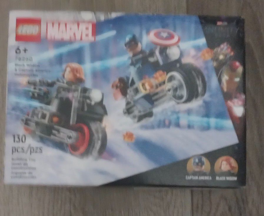 LEGO Marvel – 76260 Black Widow & Captain America Motorcycles - New - IN HAND