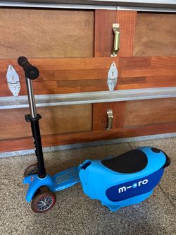 Micro Kids Scooter with adapter seat