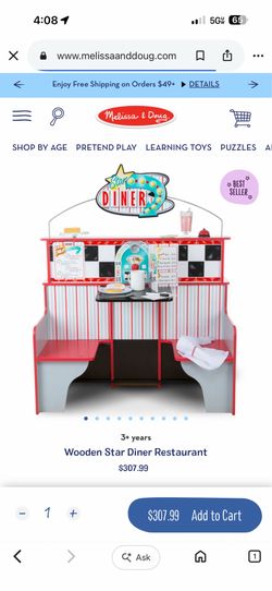 Melissa and Doug Star diner restaurant