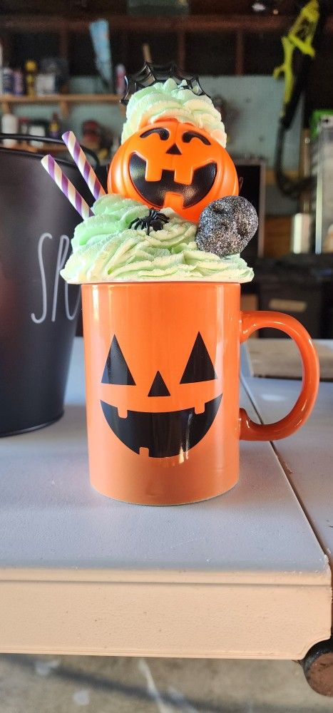 Halloween Mug With Topper