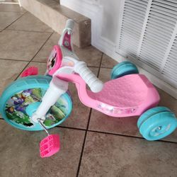 Minnie Mouse Pink And Light Blue Tricycle 