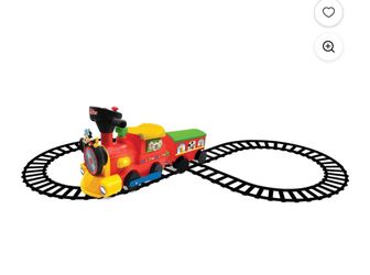 Mickey Mouse Ride-On Train with Track