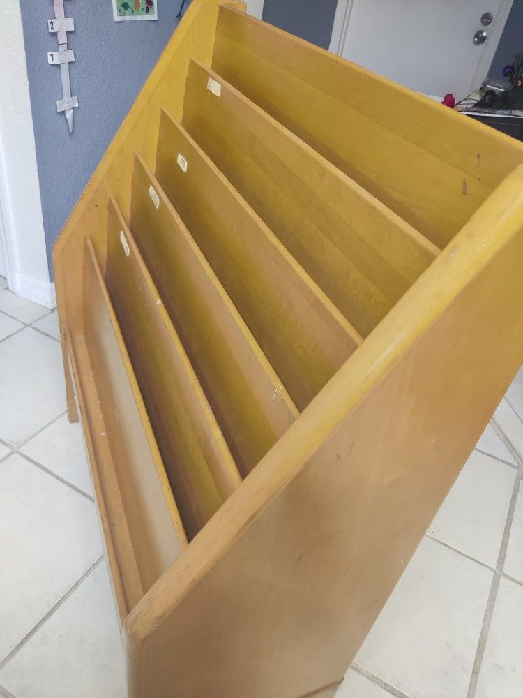 Brown Book Shelf