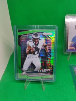 A.J. Brown Panini Prizm Green Prizm NFL Card
