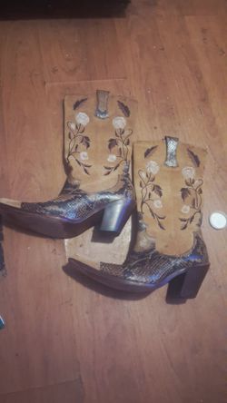 ANTONIO MELANI Shoes Antonio Melani Leather Cowboy Boots Poshmark