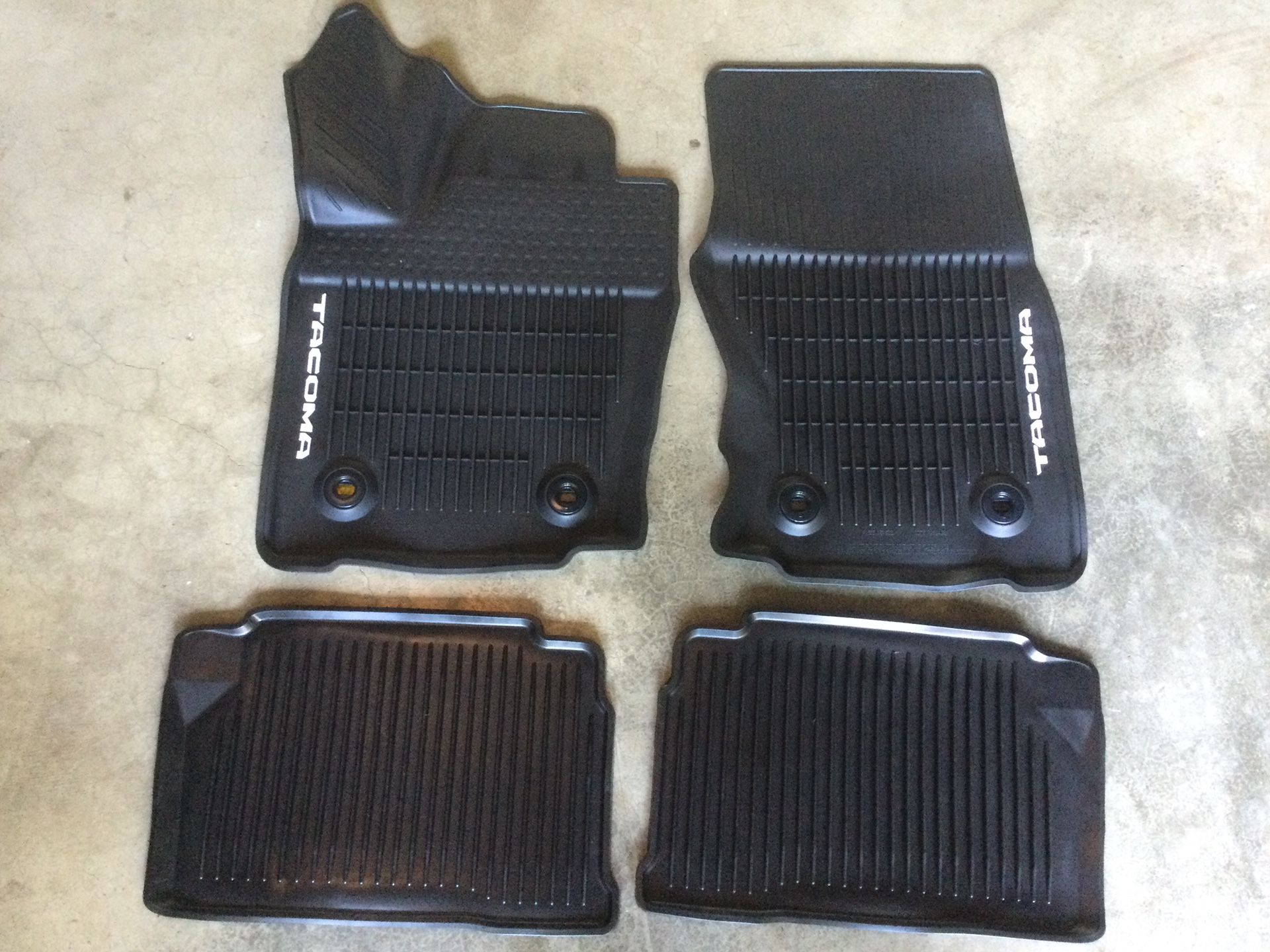 Genuine OEM Toyota Tacoma All Weather Floor Mats