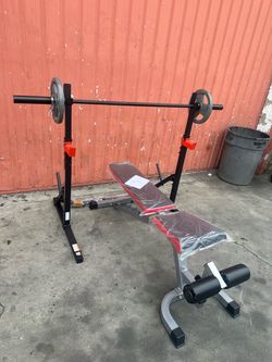 Rack And Bench Set