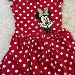 4T Girl Dress Disney Minnie Mouse