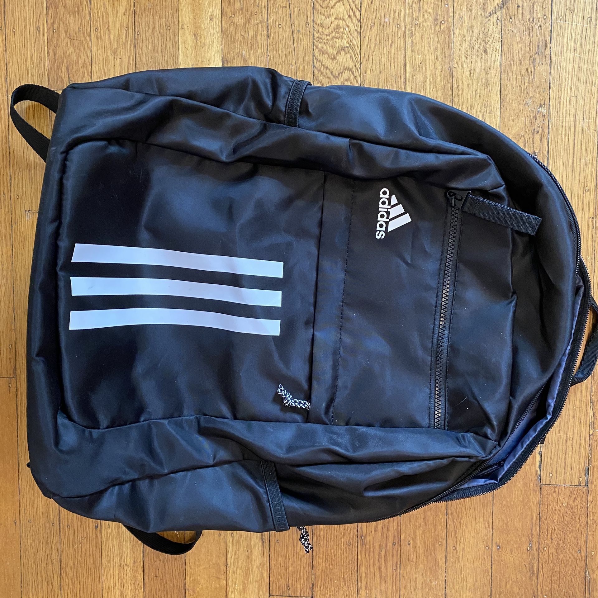 NEW Adidas league training 3 stripe backpack laptop compartment
