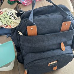 Navy diaper Bag Excellent 