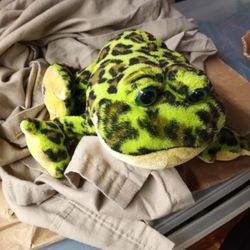 Webinz Ganz Bull Frog Plush 