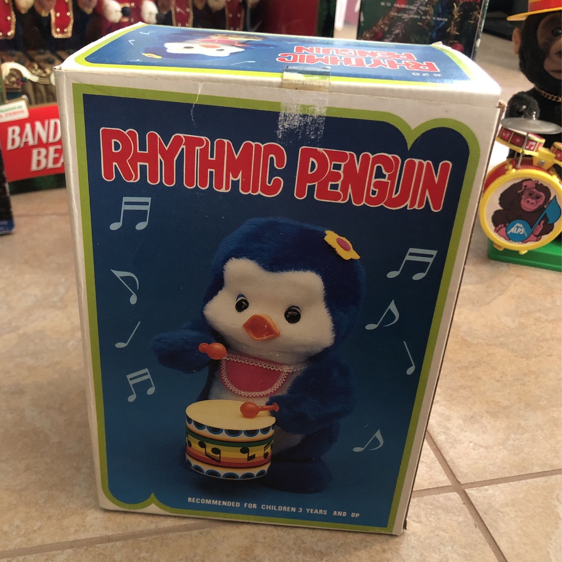 Vintage Rhythmic Penguin