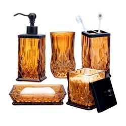 BATHROOM ACCESSORIES 5 PC