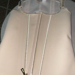 Girdles Double Compression Vest Waist Trainer Corset With Zipper Hook Flat Belly Slimming Body Shapers Size Xs 