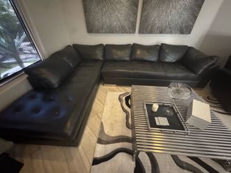 Leather Sectional