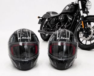 LS2 Full-Face Motorcycle Helmets – Sizes L & XL – Excellent Condition