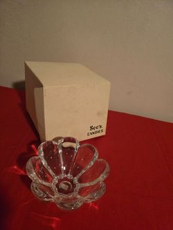 See's Crystal Candy Dish