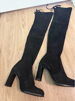 Never Worn Stuart Weitzman Tieland Over-the-Knee Boots Size 7
