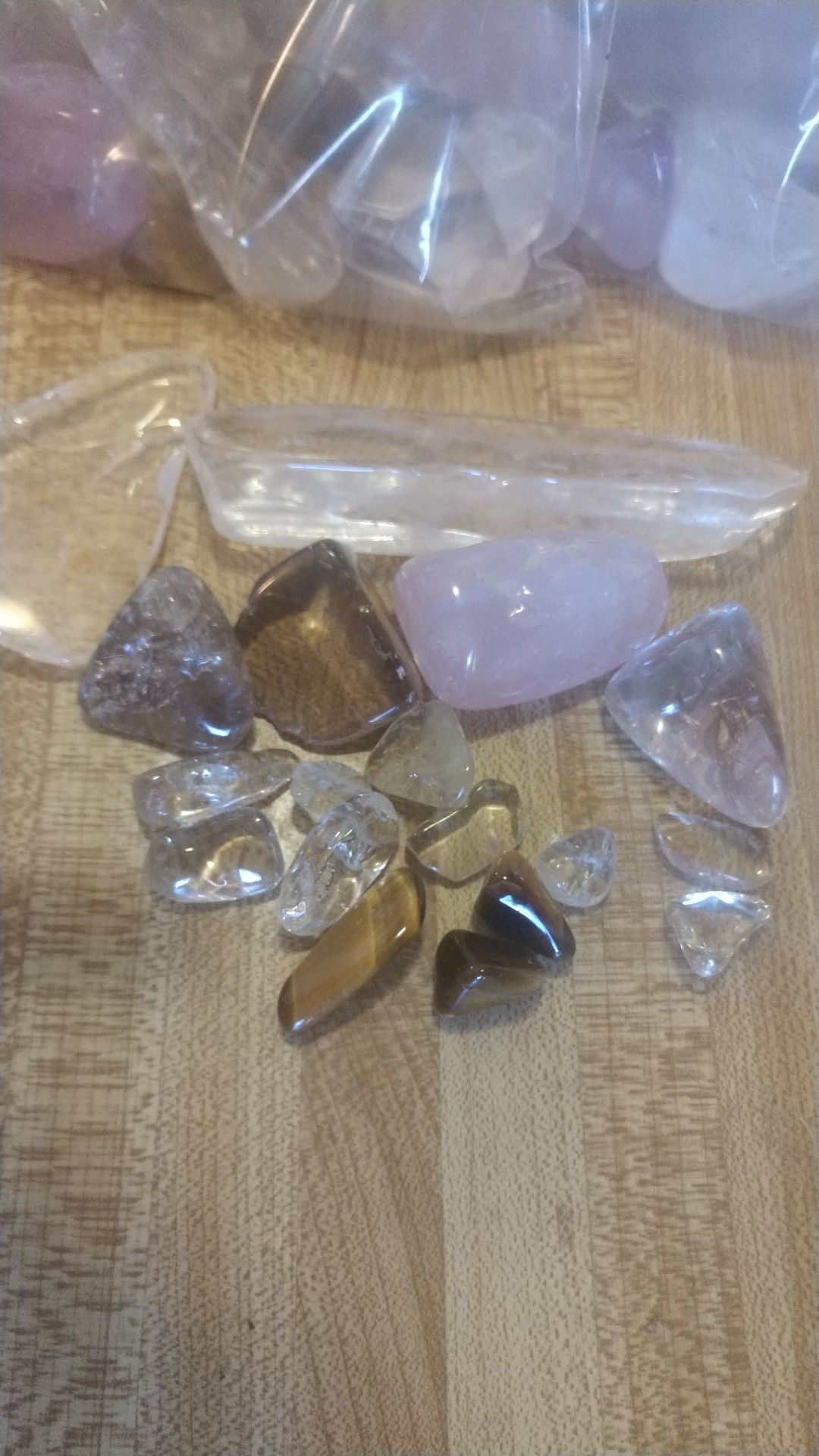 Crystal quartz grab bag