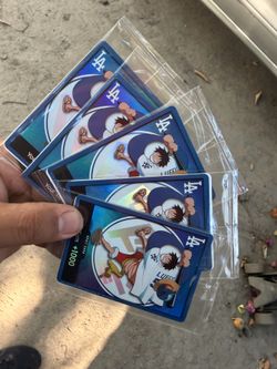 2026 ONE PIECE DODGERS MONKEY D LUFFY DON CARD PROMO 7/2/26 SEALED - Lot Of 5