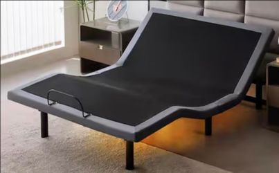 Full size Adjustable Bed Base with Under-Bed Lighting