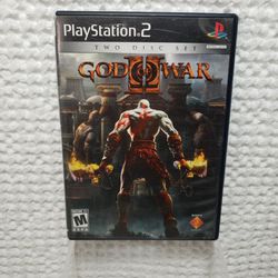 PS2 God of War ll  2 Disk rated mature . Game has 2 disk one is a speacial features . Works well and smoke free home. 