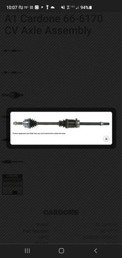 Cv Axle Nissan Altima 