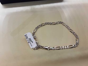 Figaro Bracelet - Silver 3.7 grams 8 inch