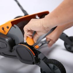 Fiskars 18 in Reel Lawn Mower Item 726175Model 362050 4003 for