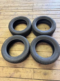 Set of 4 snow tires. 215/55R16
