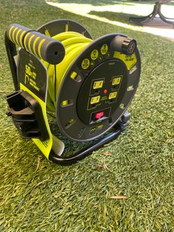 50ft Extension Cord Reel w/ USB & 4 Outlets - NEW Masterplug