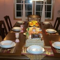 Dining table 8 chairs