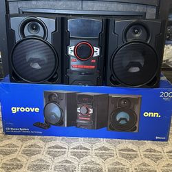 Onn Groove CD Stereo System 