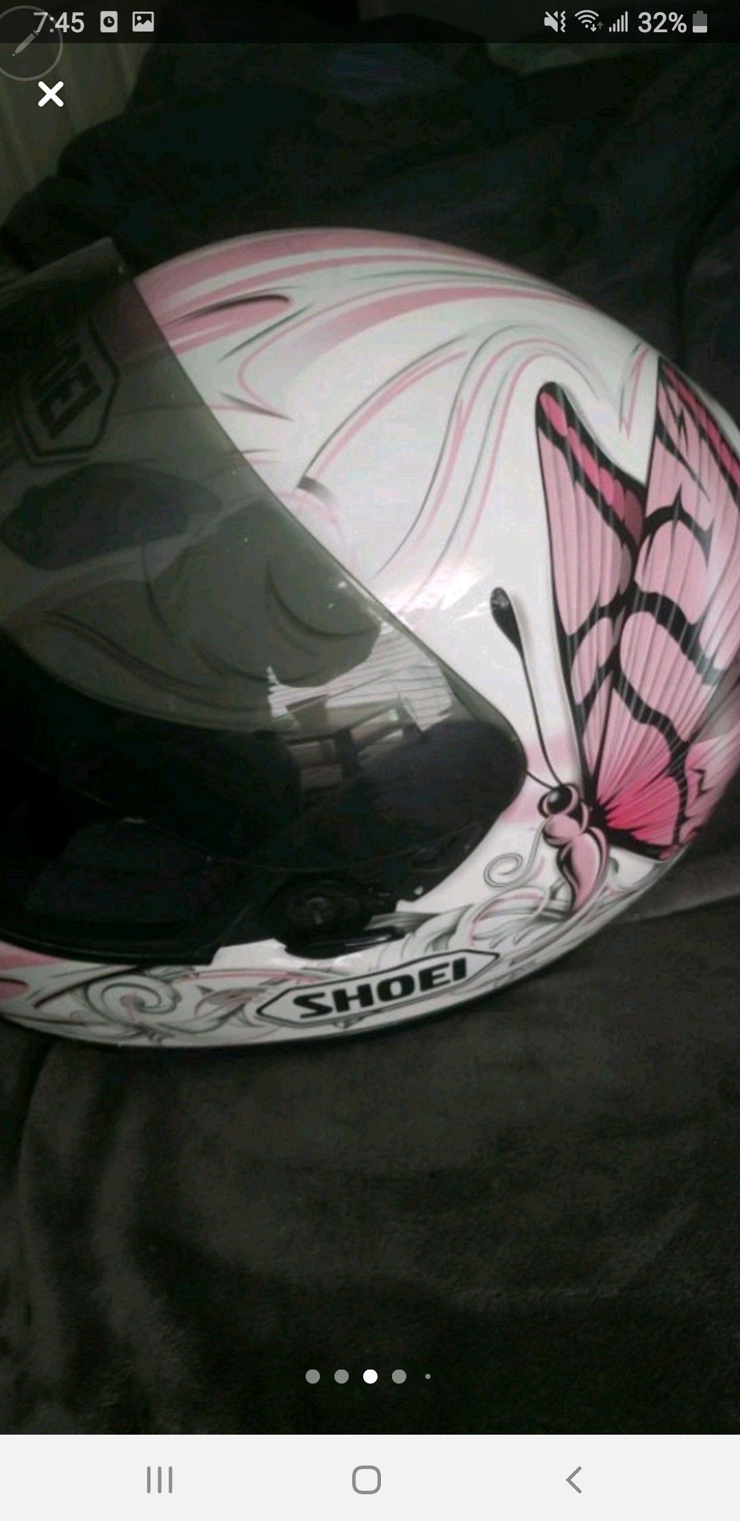 Shoei rf-1000 butterfly motorcycle helmet