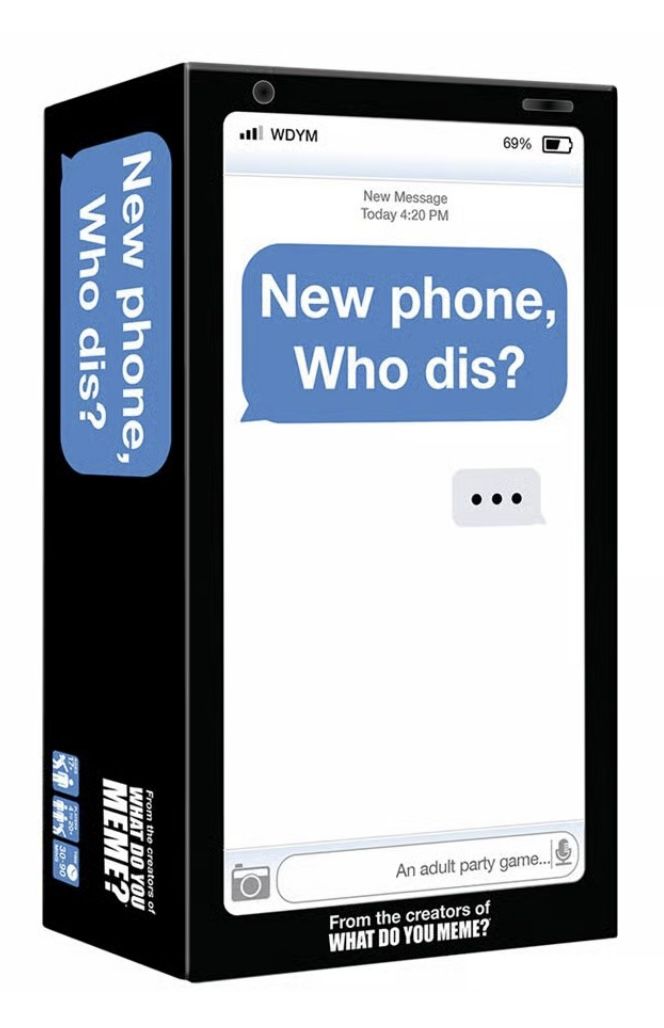 New Phone Who Dis Game, NEW, UNOPENED BOX!