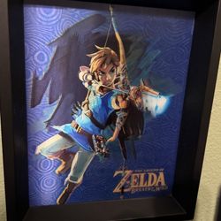 Zelda Breath Of The Wild Lenticular Frame
