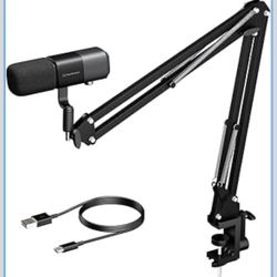 Condenser Microphone With Boom Arm