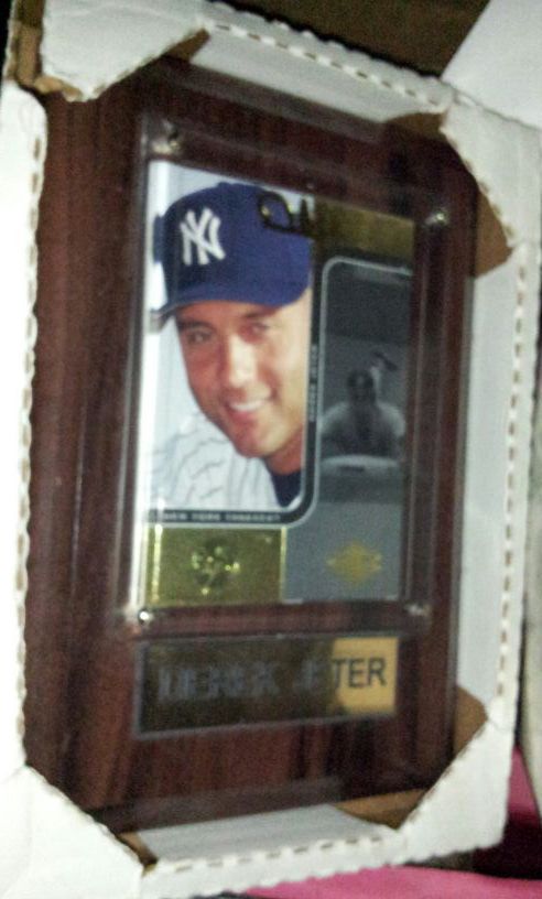 Derek Jeter, 24kt plaTed card plaque