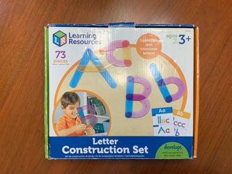 Learning Resources Letter Construction Set - educational toy