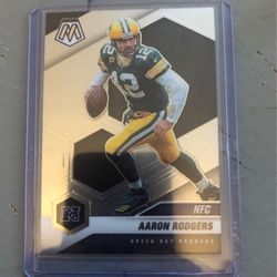 Aaron Rodgers Football Card Mosaic 2021