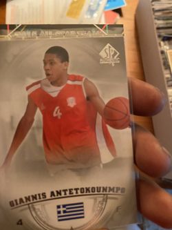 NBA sports card Giannis rookie card