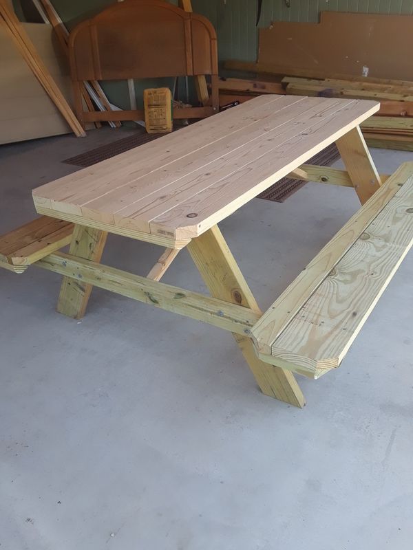 Brand new Homemade Picnic table 80 for Sale in Austin, TX OfferUp