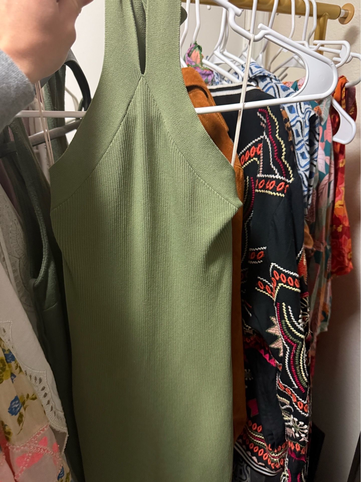 Green dress
