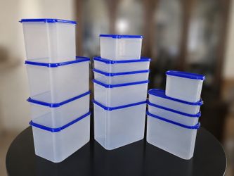 Tupperware Modular Mates 13-Piece Pantry Storage Set with Lids -