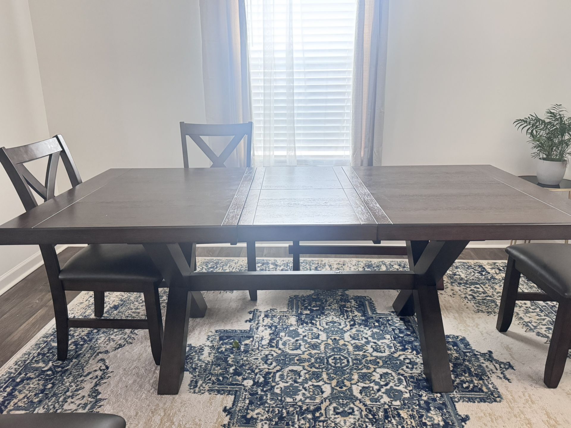 Dining Table - 6 Chairs + Bench