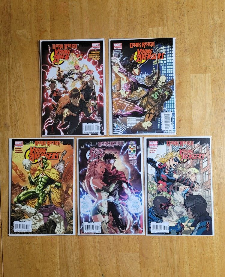 Dark Reign Young Avengers #1 5 (Marvel 2009) 1st Sylvie Lushton Enchantress