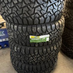 35/12.50/17 RT Tires Installed & Balanced