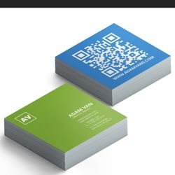Square Business Cards  2.5x2.5