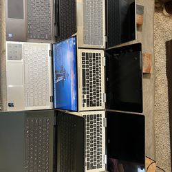 6 Dell laptops for parts