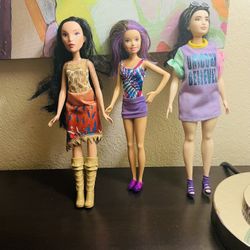Barbie Dolls Lot Of 3